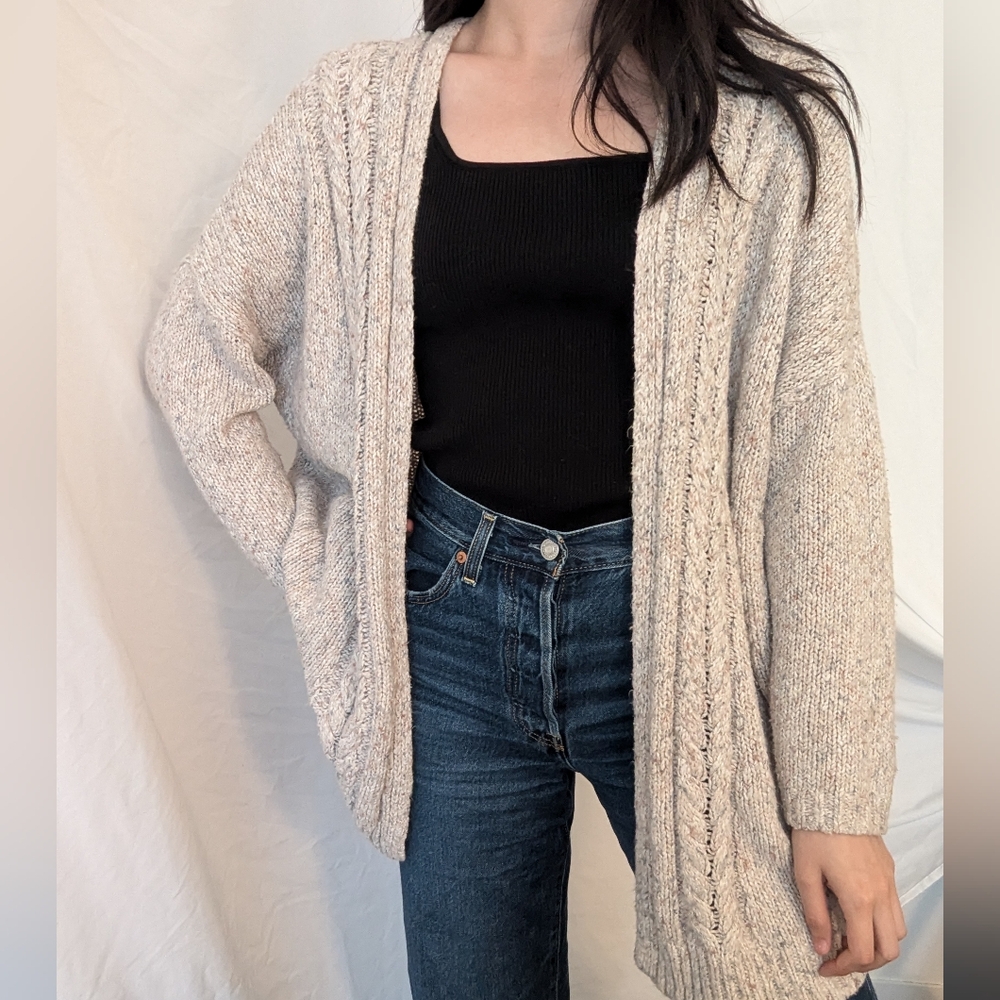 UO open knit cardigan